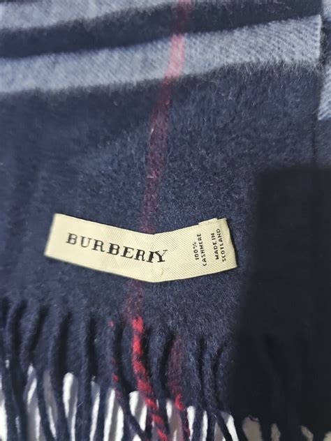 burberry schal blau kariert|Burberry schal.